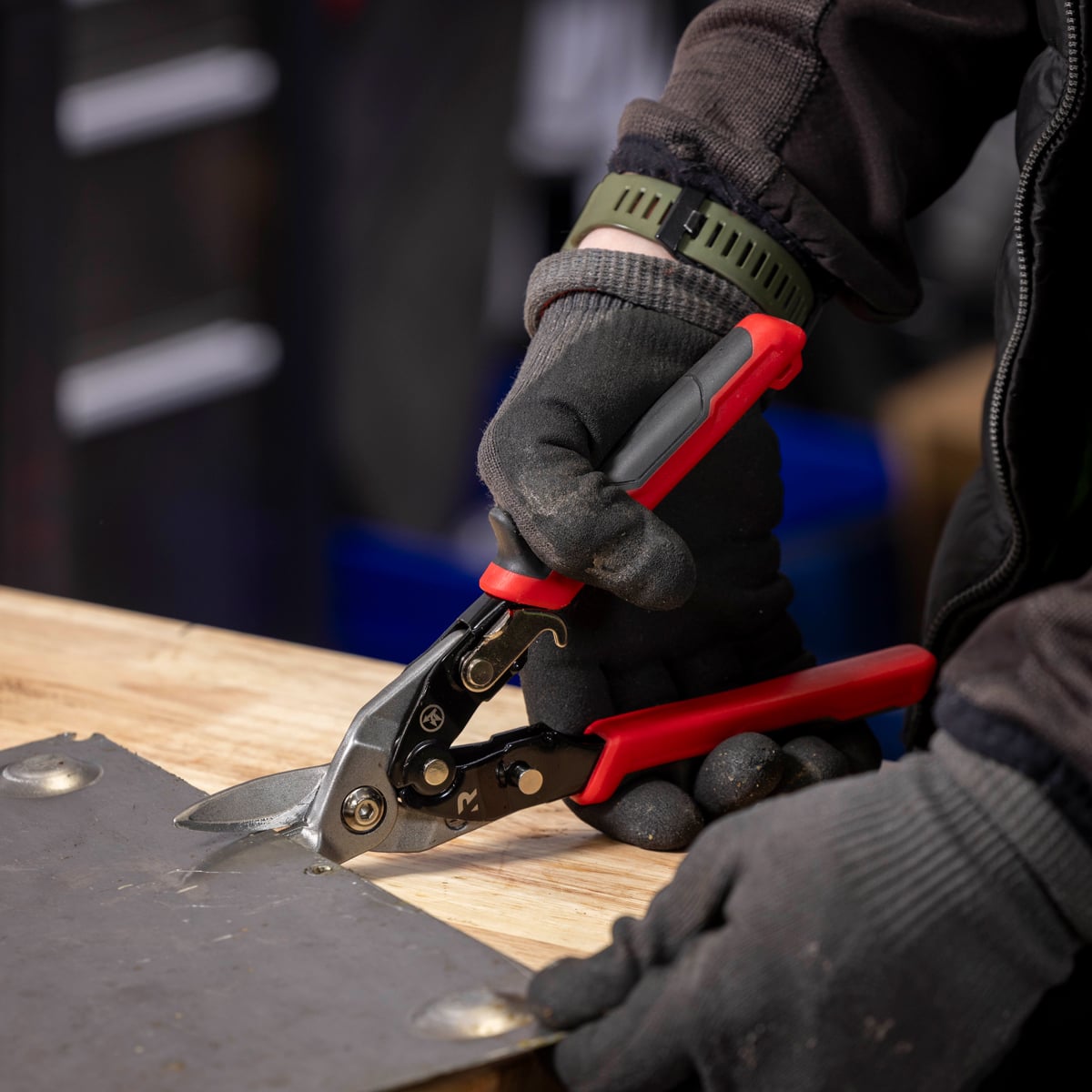 Rikä Left Cut Aviation Tin Snips 8 Inch